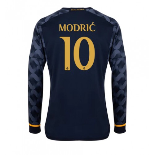 Echipament fotbal Real Madrid Luka Modric #10 Tricou Deplasare 2023-24 maneca lunga